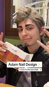 Replying to @bnt.bre Adam nail design by mee✨ #hazbinhotel #hazbinhoteladam  #hazbinhotelnails #hazbinhoteldesign