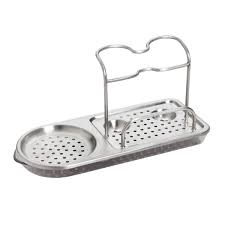 Shop for kitchen sink organizer at bed bath & beyond. Oxo Stainless Steel Sink Organizer The Container Store