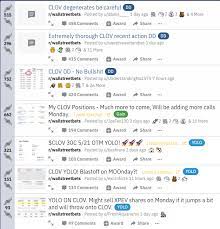 That's not too much left for retail to buy especially once there's more eyeballs on this stock via pts and pr. Clover Health Joins Top Wallstreetbets Stocks What S Going On