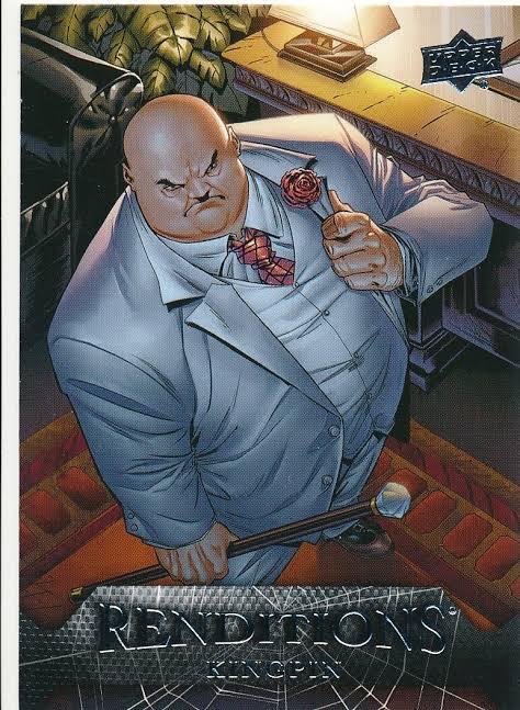 #7 KINGPIN 2024 Upper Deck Marvel Renditions Spider-Man