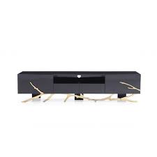 Modrest Legend Modern Black Gold Tv Stand Gold Tv Stand Black Tv Stand Tv Stand