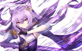 And it's got genshin impact's keqing on it. 180 Keqing Genshin Impact Hd Wallpapers Background Images