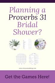 Printable Proverbs 31 Bridal Shower Games In 2020 Printable Bridal Shower Games Bridal Shower Games Bridal Games