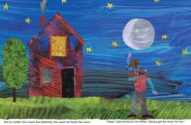 Papa, please get the moon for me is a children's picture book designed, illustrated, and written by eric carle, published by simon & schuster in 1986. Papa Please Get The Moon For Me Linden Tree Books Los Altos Ca
