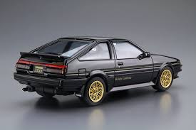 The ae86 has gained significant popularity as the titular car featured in the anime and manga series initial d, as well as in the drifting. 1986 Toyota Ae86 Trueno Gt Apex Black Limited Model Kit 1 24 Kit Aoshima 054819 Amazon De Spielzeug