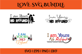 Download Love Quotes I Am Yours No Refund Graphic By Saudagar Creative Fabrica PSD Mockup Templates