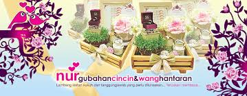 Koleksi hantaran dan gubahan pengantin (sedia. Gubahan Cincin Wang Hantaran Nurmajlis Com