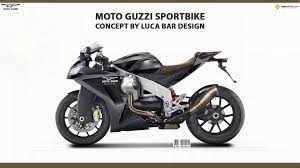 moto guzzi sportbike concept by luca bar design カフェレーサー バイク スクーター