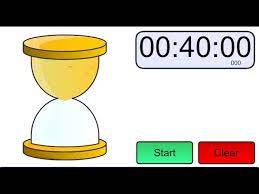 You can pause and resume the timer anytime you want by clicking the timer controls. 40 Minutes Sand Timer Youtube