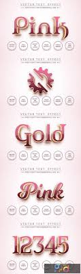 Download Pink Gold Editable Text Effect Font Style 8ebk4fh Freepsdvn