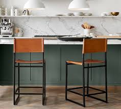 hardy leather bar & counter stools