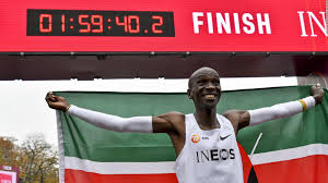 Kipchoge will run in a special event called the ineos 1:59 challenge in vienna, austria at roughly 2:15 a.m. Eliud Kipchoge Will Wear Nike S Controversial Shoe For First Time In An Official Race At The London Marathon Cnn