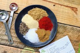 From middle english spice, from old french espice (modern épice), an old borrowing from late latin speciēs (spice(s), good(s), ware(s)), from latin speciēs (kind, sort). Homemade Sazon Seasoning The Fountain Avenue Kitchen