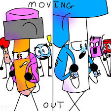 Here they are together and here there are separately Bfdi Pen X Pencil Fan Fiction Moving Out Part 1 Wattpad