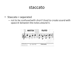 5 horizontal lines upon which the musical notes are placed to represent the pitch (how high or how low) the note is and how long the note should sound. Musical Terms For Choir Make Sure You Know How These Are Used Ppt Download