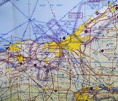 Cleveland Ohio Quadrant Aeronautical Chart Aviation Flight