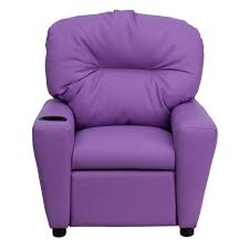 Flash Furniture Contemporary Lavender Vinyl Kids Recliner With Cup Holder Purple Kids Recliners Vinyl Recliner Furniture Vinyl