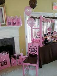 Juicy Couture Baby Shower Party Ideas Photo 6 Of 28 Couture Baby Shower Juicy Couture Baby Baby Shower Theme