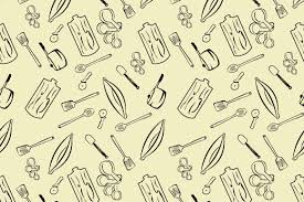 Cool kitchen gadgets background design. Seamless Background With Kitchen Tools Graphic By Iop Micro Creative Fabrica