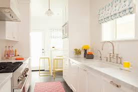 We have 9 images about pink kitchen rug including images, pictures, photos, wallpapers, and more. White Galley Style Kitchen With Pink Rug Transitional Kitchen