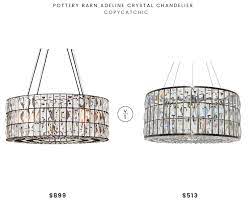 Ideas & inspiration for real life. Daily Find Pottery Barn Adeline Crystal Chandelier Copycatchic
