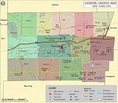 Map Of Genesee County Ny Genesee County Map | Map Of Genesee County New York