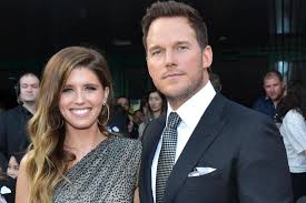 The answer is simple — it was fate! Chris Pratt And Katherine Schwarzenegger Wear Custom Giorgio Armani In First Photo From Wedding The Independent The Independent