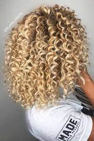 Curly hairstyles are not just a natural hair type. Lovely Curly Hairstyles Blonde Color Shoulderleng Hairs London
