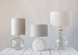 • table lamp will look great with your coastal decor • create a custom display with your favorite accents! Fillable Clear Glass Table Lamp Vintage Home South