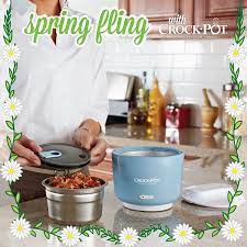 Crock Pot Lunch Crock Food Warmer Blue Crockpot Crock Pot Slow Cooker Food Warmer