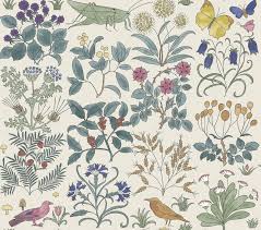 Apothecary S Garden Wallpaper In 2020 Wallpaper Arts Crafts Style Old Wallpaper