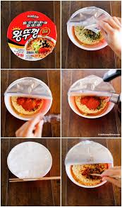 Check spelling or type a new query. How To Make Korean Instant Cup Noodles Recipe Food Korean Kitchen Korean Noodles
