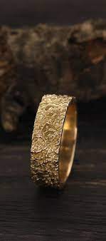 Volcanic Mens Yellow Gold Band Wild Relief Band Lava Wedding Etsy In 2021 Mens Gold Wedding Band Mens Wedding Rings Gold Rings For Men