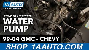 Dodge ram 1500, 2003, all engines service manual. How To Replace Engine Water Pump 00 03 Gmc Yukon Suv Youtube