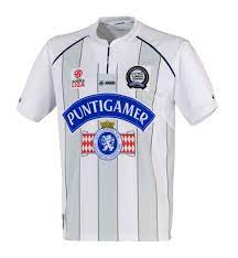 The kit should display the sponsor at the front like before it went black. Sturm Graz 2011 12 Away Kit
