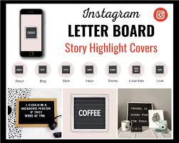• 30 instagram highlight icons in jpg format • 26 alphabet letters + 4 punctuation symbols • jpgs come in a ,zip file (youll need a computer . Free Letter Board Instagram Highlight Covers Cherbear Creative