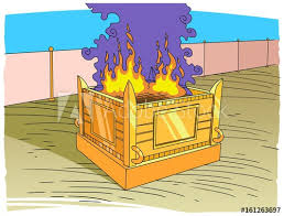 The altar of burnt offering. The Altar Of Burnt Offerings Stock Illustration Adobe Stock