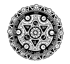 Magic Circle Archangel Names Planetary Priest Blessing And Zodiac Maori Style Magiccircle Magic Circle Ar Magic Circle Alchemy Symbols Ancient Symbols
