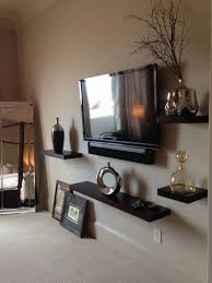 Chic and modern tv wall mount ideas. Tv Wall Mount Ideas Tv Wall Mount Ideas Hide Wires Tv Wall Mount Ideas Pictures Tv Wall Mou Floating Shelves Living Room Bedroom Tv Wall Living Room Tv Wall