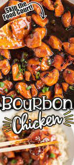 Easy Bourbon Chicken Chicken Recipes Bourbon Chicken Cooking Recipes