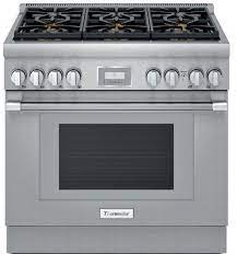 Sep 13, 2019 · below are the most common gas range igniter problems we see in the appliance industry. Thermador Prd366whu 36 Inch Freestanding Professional Dual Fuel Smart Range With 6 Star Burners 5 Cu Ft Oven Continuous Grates Self Clean Home Connect Extralow Simmer Burners Quickclean Base Full Access Racks Third