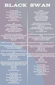 Bts Black Swan Easy Lyrics Lirik Lagu Lirik Lagu