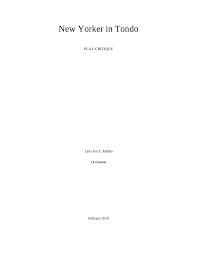 Things happened faster than you could follow. Critique Paper For The Use Of Technology Docsity