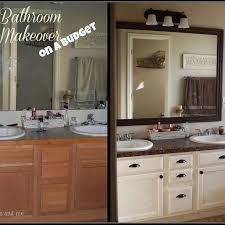 Master Bath Budget Friendly Makeover Home Remodeling Bathroom Makeover Remodeling Mobile Homes