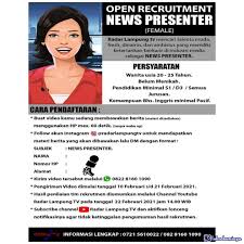 Portal informasi lowongan kerja terbaru. Lowongan Kerja Radar Tv Lampung Februari 2021