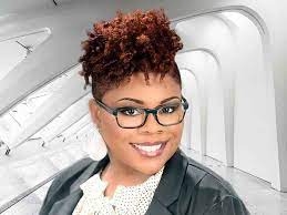 Custom Color On A Short Natural Hairstyle From Earlisia Torrence Natural Hair Styles Short Natural Hair Styles Hair Color Options