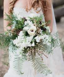 Asides from their practical affordability and beauty. Romantic Malibu Forest Wedding Kate Ryan Evergreen Wedding Winter Wedding Flowers Winter Bridal Bouquets