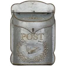 Commercial usps delivery & private delivery shop indoor and outdoor mailboxes for apartment complexes, condos, offices, colleges, or local businesses. White Vintage Mailbox 178 17018 Wall Decor Afw Com