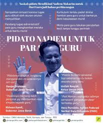 #sahabatdikbud, berikut pidato mendikbud nadiem makarim pada upacara bendera peringatan hari guru nasional 2019. 2 794 Likes 19 Comments Pinterpolitik Com Pinterpolitik On Instagram Naskah Pidato Nadiem Untuk Hari Guru Jadi Baha Graphic Design Movie Posters Poster
