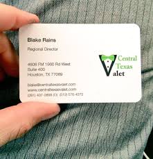 Create and customize affordable marketing materials for your business.printing, signs, banners, apparel, promos and more. Blake Rains On Twitter I Got My New Business Cards In Let Me Know If You Need Any Valet Or Parking Services In The Houston Area Valet